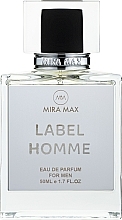 Fragrances, Perfumes, Cosmetics Mira Max Label Homme - Eau de Parfum (tester with cap)