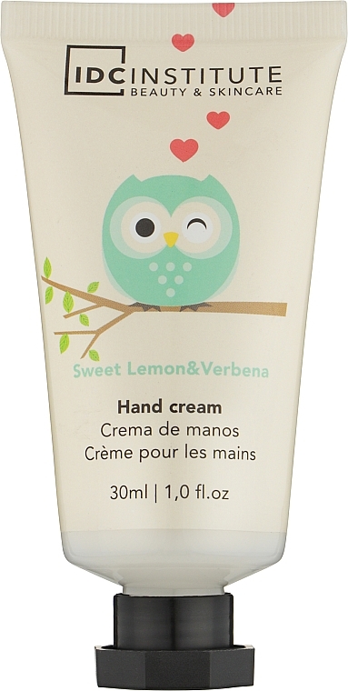 Hand Cream 'Owl. Lemon & Verbena' - IDC Institute Sweet Lemon & Verbena Hand Cream — photo N1