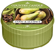 Fragrances, Perfumes, Cosmetics Tea Candle - Country Candle Anjou& Allspice Daylight