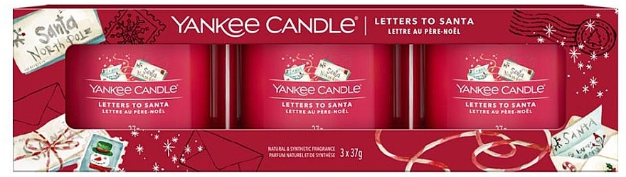 Scented Mini Candle in Jar - Yankee Candle Letters to Santa Filled Votive — photo N2