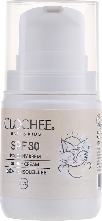 Sunscreen for Children - Clochee Baby & Kids Sunny Cream SPF30 — photo N1