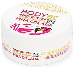 Fragrances, Perfumes, Cosmetics Shimmer Sun Cream SPF 15 - Bodybe Body Butter Tanning Shimmer SPF15 Pina Colada