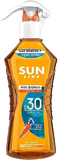 Sunscreen Dry Body Oil - Sun Like Dry Oil Spray SPF 30 New Formula — photo N1