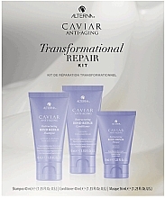 Set - Alterna Caviar Anti Aging Trasformational Repair Kit (shampoo/mini/40ml + h/cond/mini/40ml + h/mask/mini/36ml) — photo N2