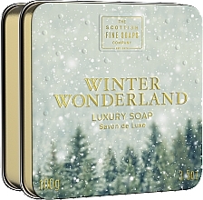 Soap in Metal Box - Scottish Fine Soaps Winter Wonderland Luxury Soap — photo N1