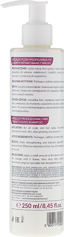 Specialized Strengthening Shampoo - Farmona Trycho Technology Specialist Hair Strengthening Shampoo — photo N2