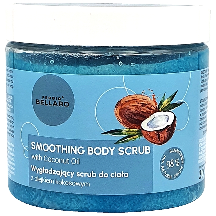 Smoothing Body Scrub with Coconut Oil - Fergio Bellaro Smoothing Body Scrub — photo N1