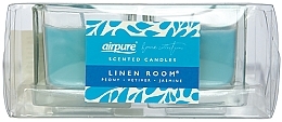 Fragrances, Perfumes, Cosmetics Set - Airpure Twin Pack Scented Candle Home Collection Linen Room (2xcandle/42g)