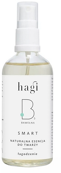 Cotton Facial Tonic - Hagi Cosmetics Smart B Face Essence-Tonic With Cotton — photo N1