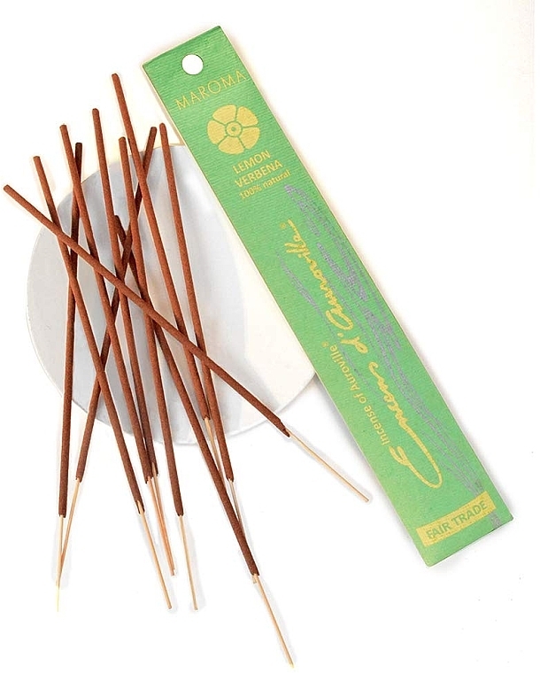 Lemon & Verbena Incense Sticks - Maroma Encens d'Auroville Stick Incense Lemon Verbena — photo N3