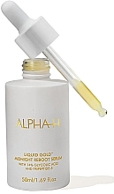 Fragrances, Perfumes, Cosmetics Anti-Aging Night Face Serum - Alpha-H Liquid Gold Midnight Reboot Serum