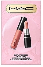 Fragrances, Perfumes, Cosmetics M.A.C. Blowin’ Bubbles Lip Duo: Pink (lipgloss/3.2ml + lipstick/1.7g) - Set