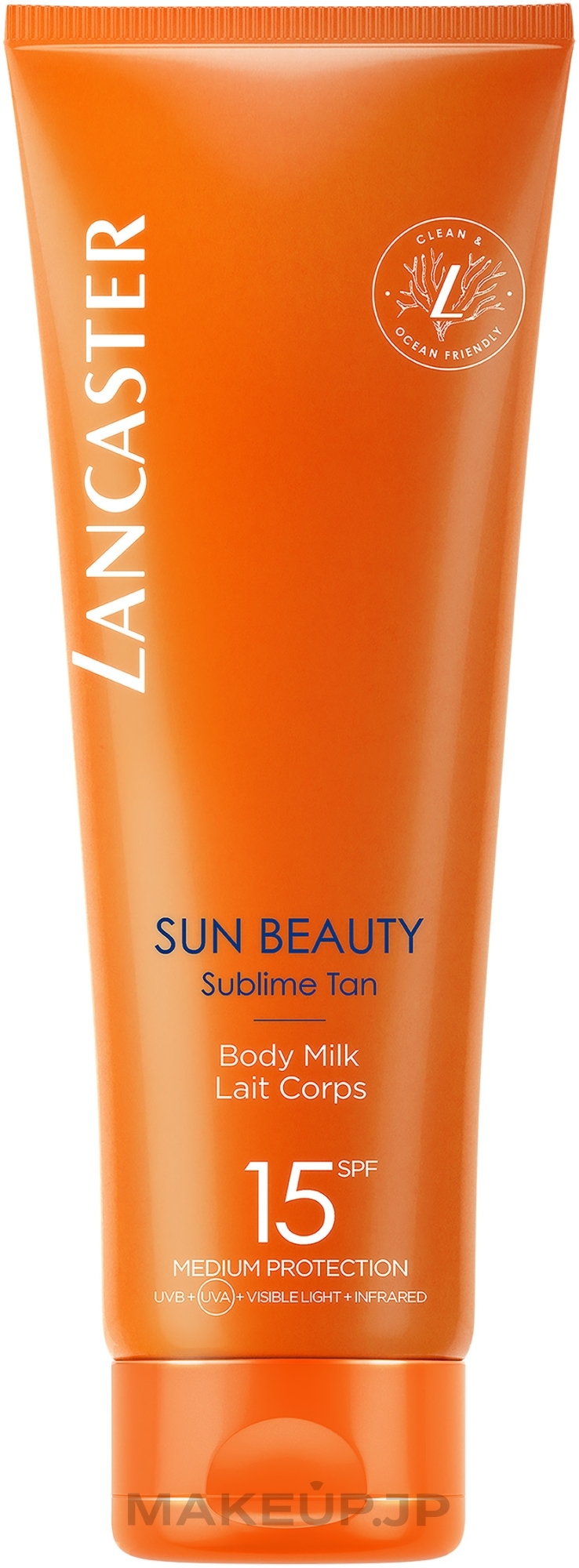 Sunscreen Body Milk - Lancaster Sun Beauty Sublime Tan Body Milk SPF15 — photo 250 ml