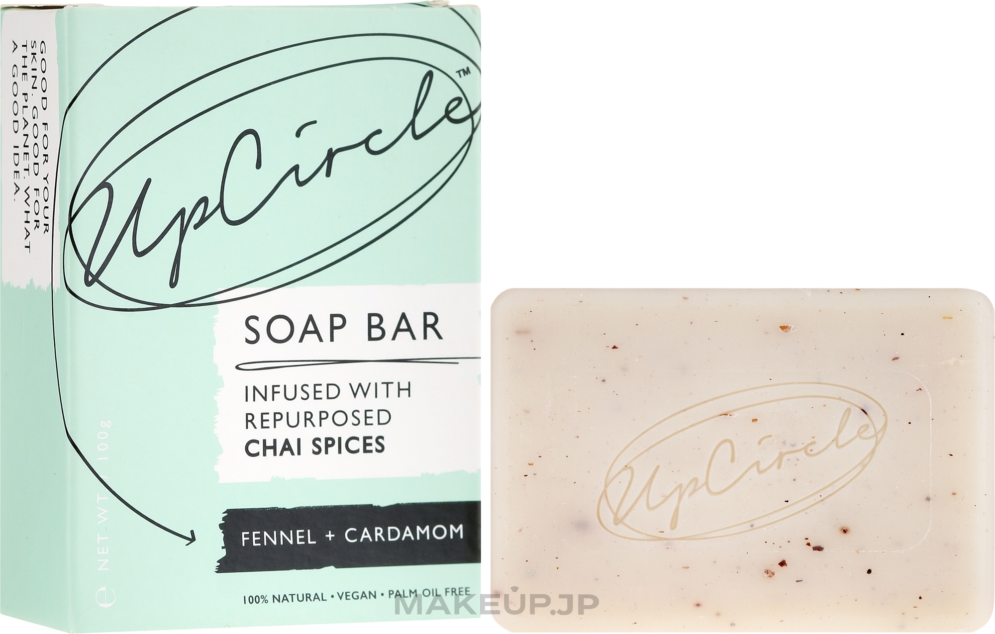 Soap "Fennel and Cardamom" - UpCircle Fennel + Cardamom Chai Soap Bar — photo 100 g