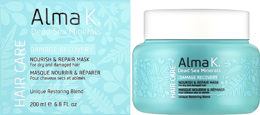 Nourishing & Repairing Hair Mask - Alma K. Damage Recovery Nourish & Repair Mask — photo N2