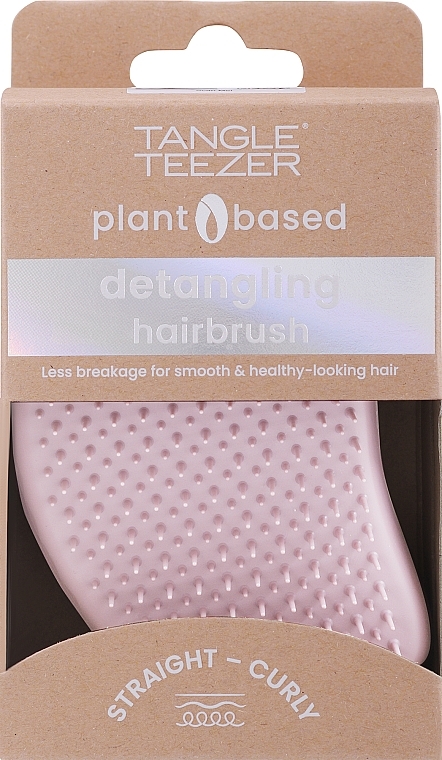 Hair Brush - Tangle Teezer The Original Plant Brush Marshmallow Pink — photo N2