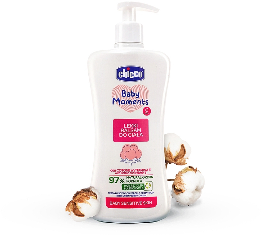 Body Lotion for Sensitive Skin - Chicco Baby Moments — photo N1