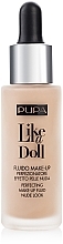 Fragrances, Perfumes, Cosmetics Liquid Foundation - Pupa Like a Doll Perfecting Make-up Fluid Nude Look