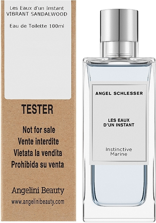 Angel Schlesser Les Eaux d'un Instant Instinctive Marine - Eau de Toilette (tester with cap) — photo N2