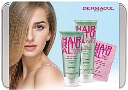 Fragrances, Perfumes, Cosmetics Set - Dermacol Hair Ritual Grow & Volume (shm/250ml + cond/200ml + mask/200ml)