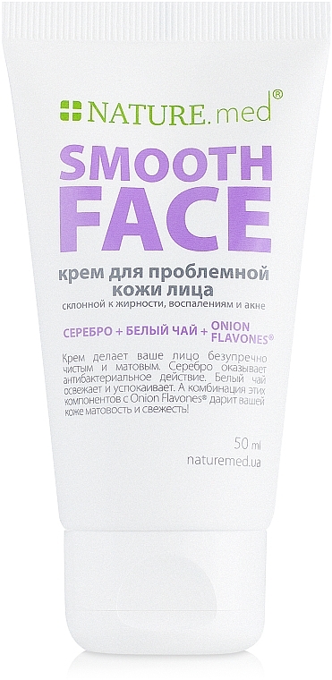 Facial Cream for Problem Skin "Matte Face" - Nature.med Nature's Solution Smooth Face — photo N2