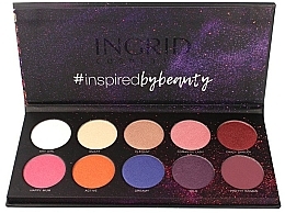 Eyeshadow Palette - Ingrid Cosmetics Colors Matt & Glam Palette — photo N1