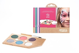 Fragrances, Perfumes, Cosmetics Kids Face Painting Kit - Namaki Enchanted Worlds 6-Color Face Painting Kit (f/paint/15g + brush/1pc + acc/5pcs)
