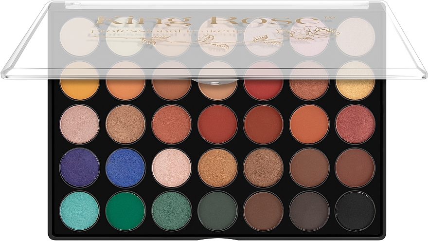 Eyeshadow Palette, 35 shades - King Rose Eyeshadow Palette 35JH — photo N1