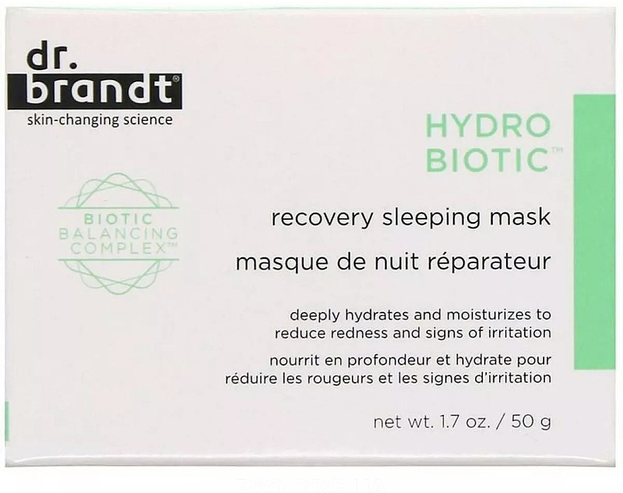 Recovery Sleeping Mask with Biotic Complex - Dr. Brandt Hydro Biotic Recovery Sleeping Mask — photo N2