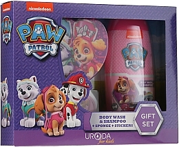 Fragrances, Perfumes, Cosmetics Set - Uroda Paw Patrol Girl (sh/gel/250ml + sponge + stickers)