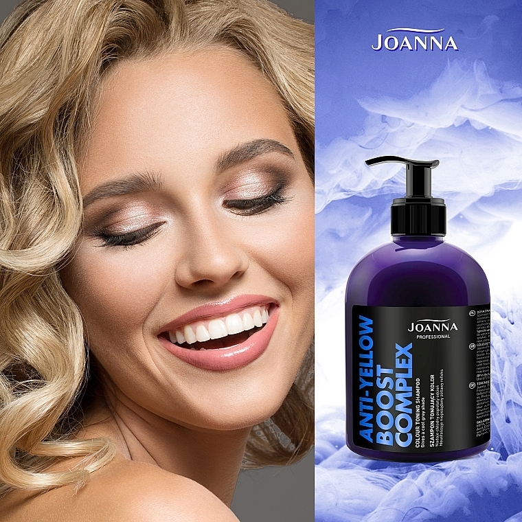 Repair Shampoo for Blonde & Gray Hair - Joanna Professional Color Revitalizing Shampoo — photo N3
