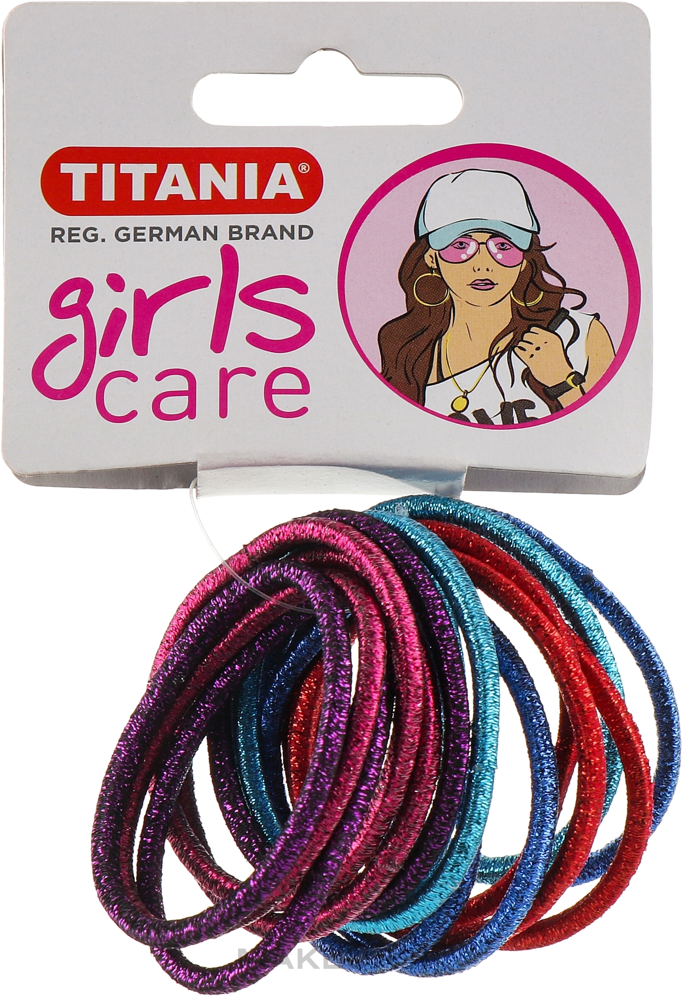 Hair Tie, 15 pcs, multicolor - Titania Girls Care — photo 15 szt.