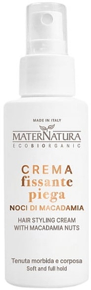 Macadamia Nut Styling Cream - MaterNatura Styling Cream with Macadamia Nut — photo N1