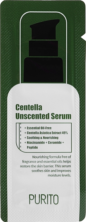 GIFT! Centella Asiatica Face Serum - Purito Centella Unscented Serum (sample) — photo N1