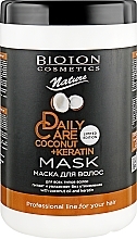 Fragrances, Perfumes, Cosmetics Hair Mask with Keratin & Coconut Oil - Bioton Cosmetics Nature Professional Daily Care Mask