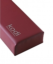 Rectangular Manicure Armrest, burgundy - Kodi Professional Armrest Bordeaux — photo N2