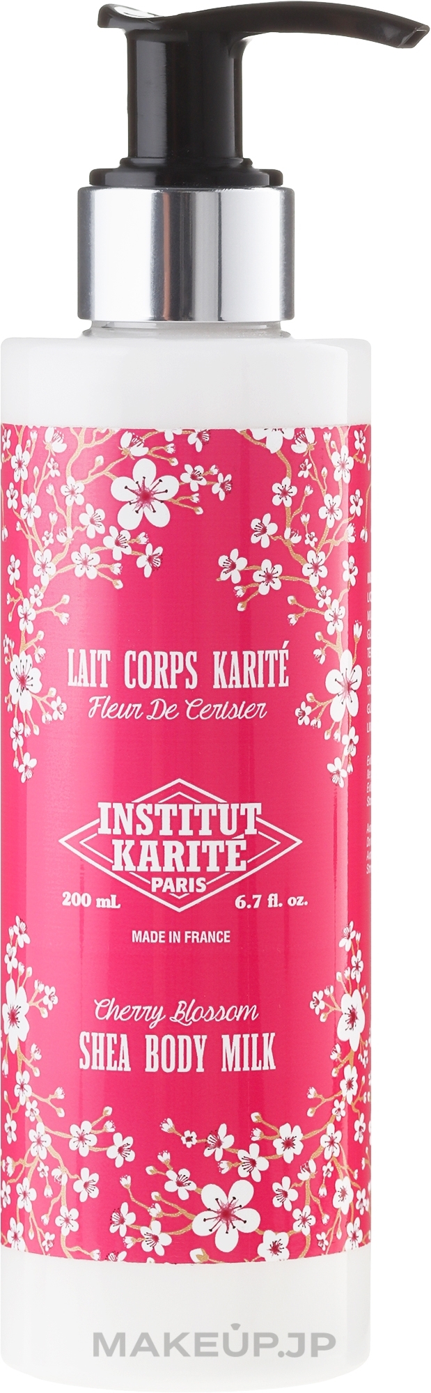 Body Milk - Institut Karite Fleur de Cerisier Shea Body Milk Cherry Blossom — photo 200 ml