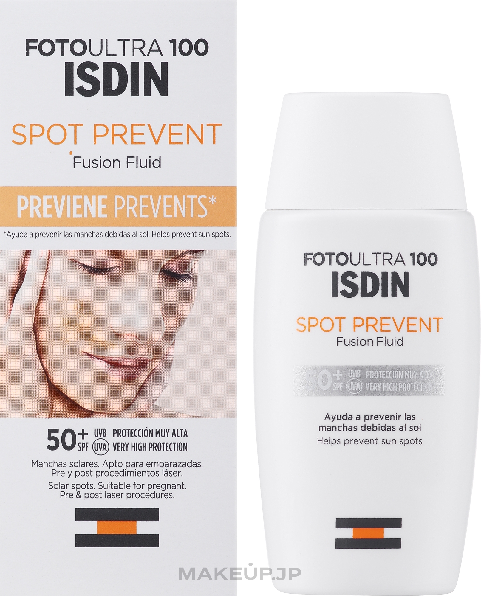 Face Fluid - Isdin Foto Ultra 100 Spot Prevent Fusion Fluid SPF 50+ — photo 50 ml