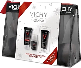 Set - Vichy Homme Structure Force (moisturiser/50ml + deo/50ml + sh/gel/200ml + pouch) — photo N1