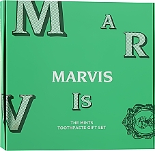 Toothpaste Set 'The Mint Gift Set' - Marvis (toothpast/2x10ml + toothpast/85ml) — photo N1
