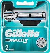 Shaving Razor Refills, 2 pcs. - Gillette Mach3 — photo N1