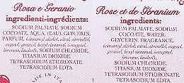 Natural Soap "Rose & Geranium" - Saponificio Artigianale Fiorentino Rose And Geranium Soap — photo N2