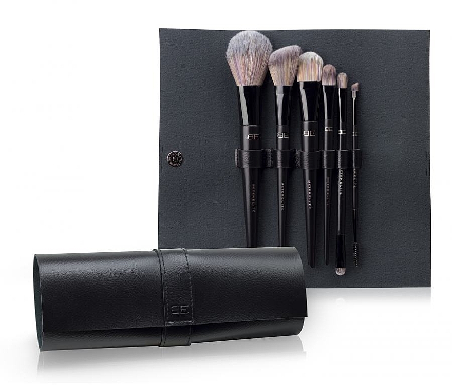 Makeup Brush Set, in case, 6 pcs. - Beter Elite Makeup Brushes Kit — photo N2