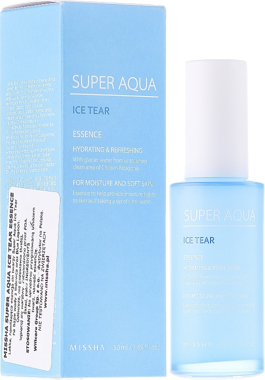 Intensive Moisturizing Facial Essence - Missha Super Aqua Ice Tear Essence — photo N1