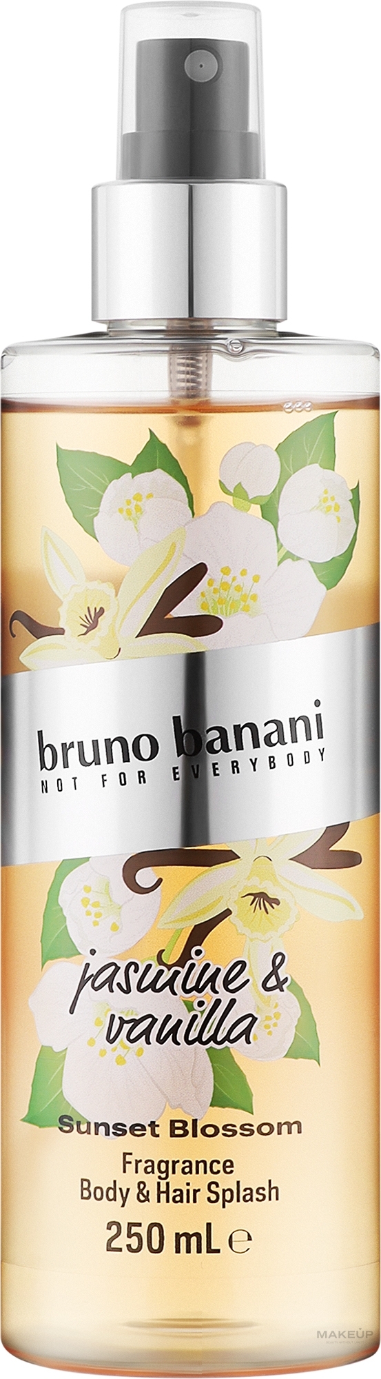 Bruno Banani Sunset Blossom Jasmine & Vanilla Body & Hair Splash - Body Spray — photo 250 ml