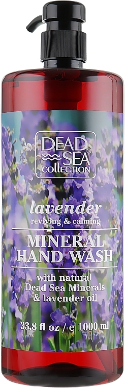 Liquid Soap with Dead Sea Minerals & Lavender Oil - Dead Sea Collection Lavender Hand Wash with Natural Dead Sea Minerals — photo N3