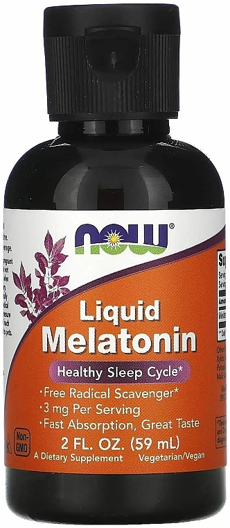 Liquid Melatonin Dietary Supplement - Now Foods Liquid Melatonin — photo N1