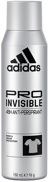 Men Deodorant Antiperspirant - Adidas Pro invisible 48H Anti-Perspirant — photo N1