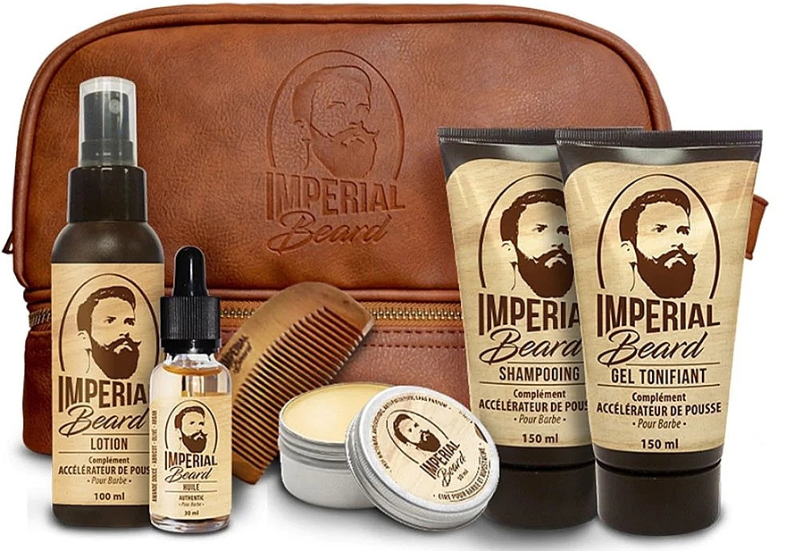 Set, 7 products - Imperial Beard Growth Acceleration Kit — photo N2