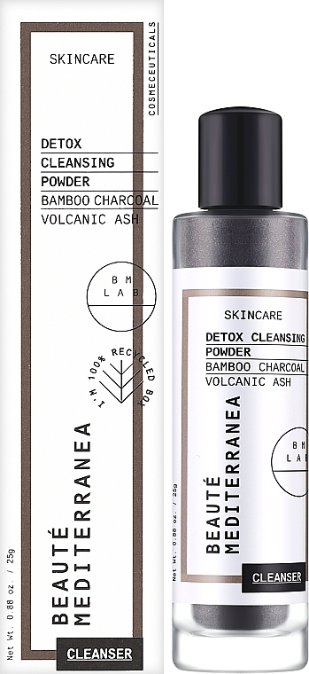 Face Cleansing Powder - Beaute Mediterranea Detox Cleansing Powder — photo N2